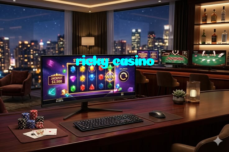 ricky casino casino presented on mobile device in Pakistan with slots and live games